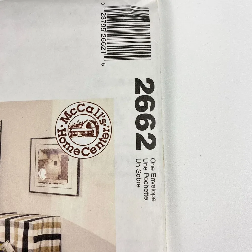 McCall's 2662 Office Essentials Vtg 2000 Sewing Pattern Organizer Covers UNCUT